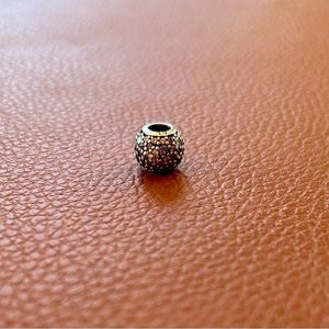 Pandora charm - pink and purple stones